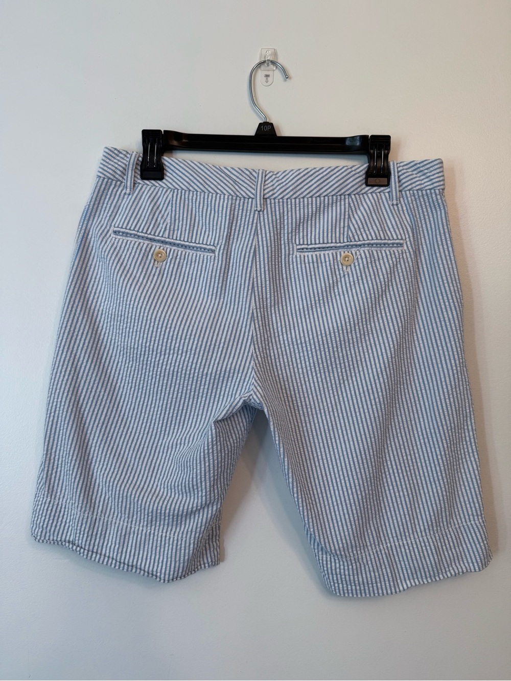 Gap Seersucker Bermuda Shorts Women’s Size 8 Coastal Prep - Picture 3 of 8